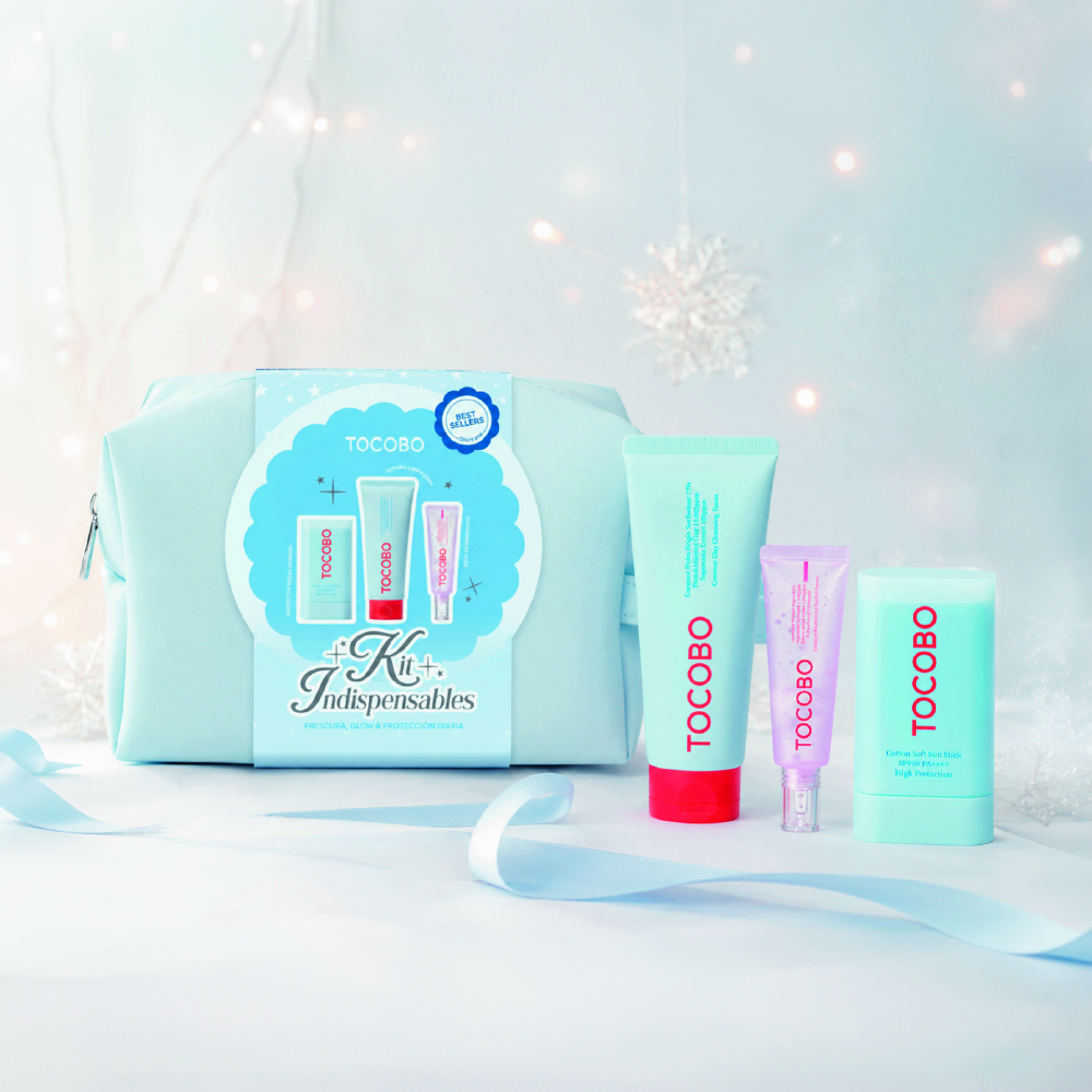 KIT INDISPENSABLES FRESCURA, GLOW Y PROTECCI&Oacute;N DIARIA (SET PARA CUIDADO DE LA PIEL)